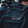 Land and Water Icon Tee - Petrol Blue